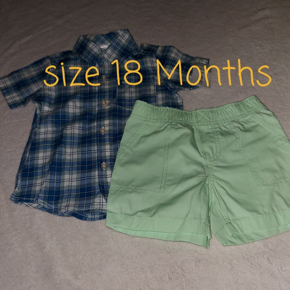 New Carters baby boy set size 18 months
